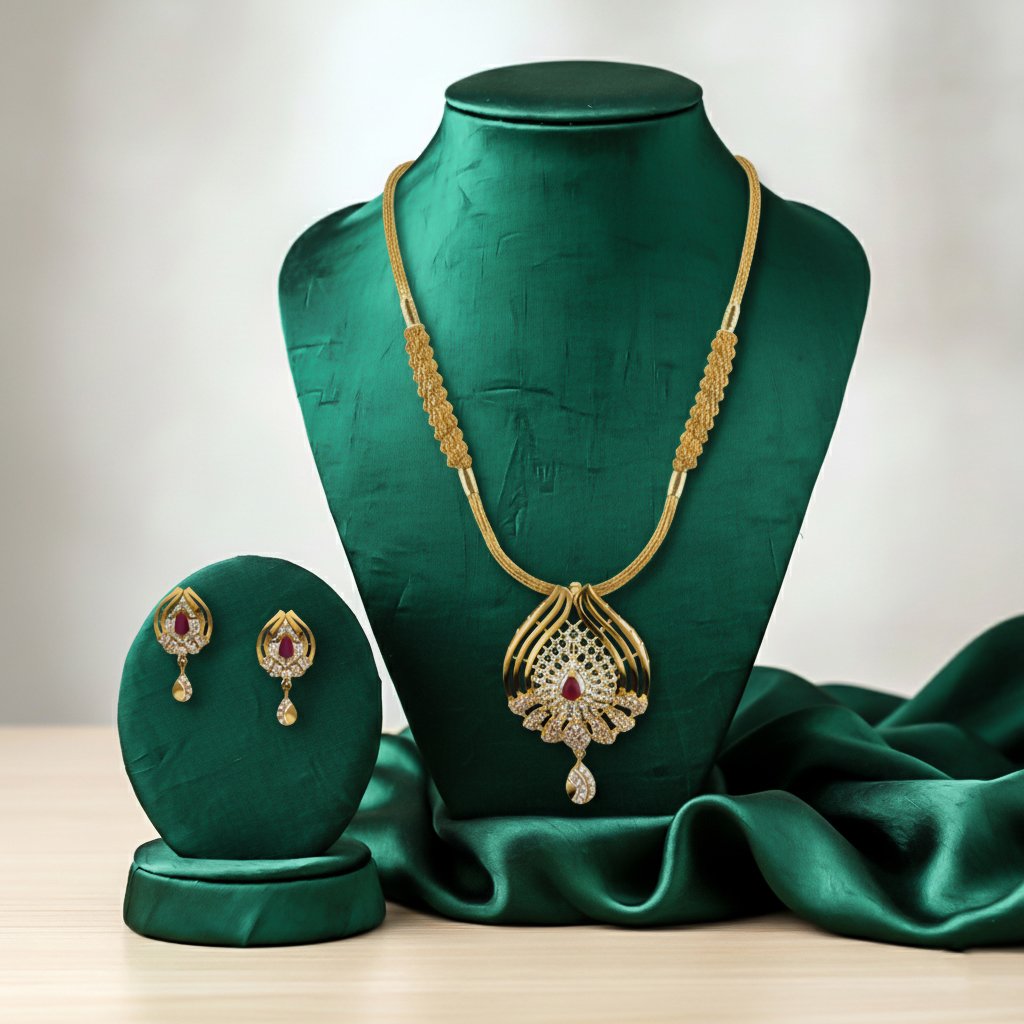 FANCY STONE NECKLACE